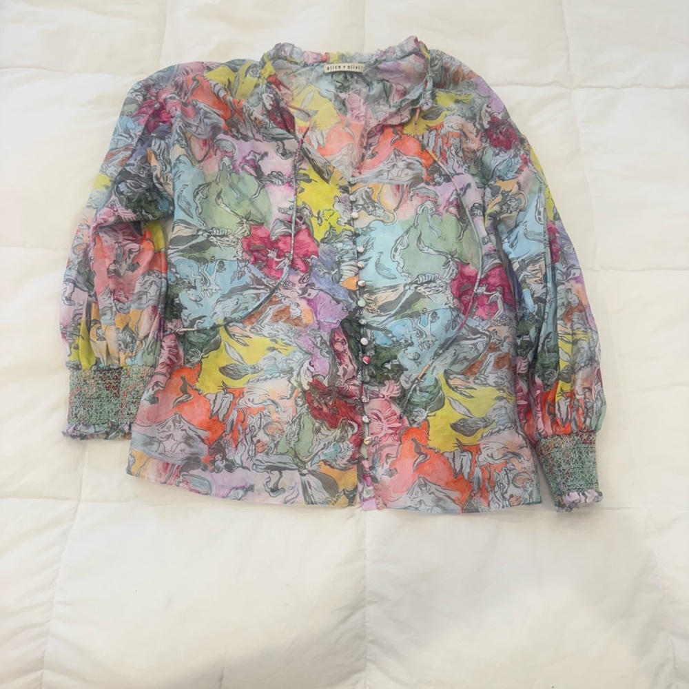 Alice + Olivia Multicolor Blouse